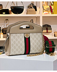 [GUCCI] 구찌 오피디아 스몰 GG 토트백 693724 UULAG 9682