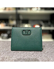 [VALENTINO] 발렌티노 V로고 반지갑 버건디 UW2P0U19RQR JS8