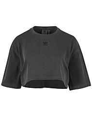 아디다스 오리지널 여성 에센셜 크롭 반팔 티셔츠 IT9883