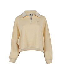 아디다스 여성 에센셜 하프 집업 티셔츠 IR6016