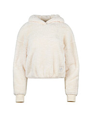 아디다스 여성 에센셜 플러피 테디 후드 긴팔 티셔츠 IC2254