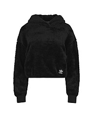 아디다스 여성 에센셜 플러피 테디 후드 긴팔 티셔츠 IC2253