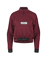 아디다스 여성 테렉스 유틸리티 반집업 긴팔 티셔츠 IL7237