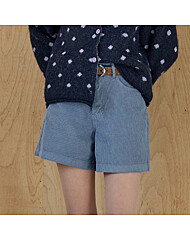 코듀로이 하이웨이스트 숏팬츠