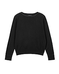 (아날도바시니) 비즈넥 니트 (AW03KP50W)