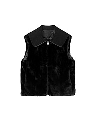 (아날도바시니) 에코퍼 니트카라 베스트(AW12VT41W)