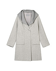 (아날도바시니) 핸드메이드 니트후드 코트(AW11CT41C)