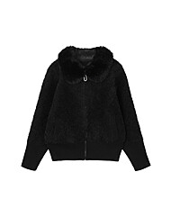 (아날도바시니) 에코퍼 니트 숏점퍼(AW12JP47W)