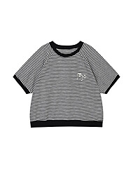 (아날도바시니) 단가라 5부 티셔츠(AX09TS23S)