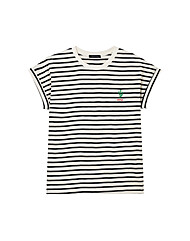 (아날도바시니) 롤업 드랍나시 티셔츠(AX09TS21S)