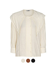 (레코브) 이중 카라 블라우스(LC61B9BL548X)