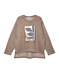 (레코브) 레터링 기모 맨투맨 티셔츠(LK41BZLT053X)