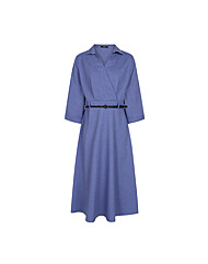 (레코브) 벨티드 브이넥 카라 원피스(LC61C5OP513B)