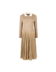 (레코브) 니트배색주름 원피스(LC31CZOP576X)