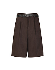 (레코브) 벨티드 원턱 버뮤다 팬츠(LC31CXPS506B)