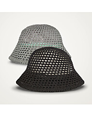 (레코브) 펀칭 짜임 니트 버킷햇(LC33CAAC503X)