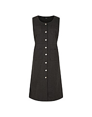 (레코브) 버튼 포켓 슬리브리스 원피스(LK61D1OP502X)