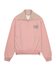 (레코브) 본딩 자수 카라 반집업 맨투맨 티셔츠(LK61D1LT501X)