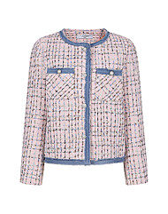 [레코브] 데님 배색 트위드 자켓(LC41D4JK002X)