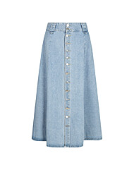 [레코브] 데님 버튼 다운 스커트(LC31D4DS503X)
