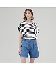 (귈림)워싱데님5부팬츠(GAMDN04G_BL)