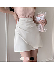(귈림) A라인 주름 스커트(G4MSK012P)