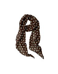 (귈림) 브라운 폴카 도트 패턴 스카프(G5WAC004P)