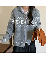 (귈림) 노르딕 패턴 니트 가디건(G5WCD002P)