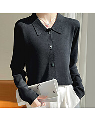 (귈림) 더블버튼 솔리드 카라 니트(G5WKN005P)