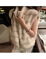 (귈림) 오버핏 페이크 퍼 베스트 자켓(G5WVT018P)