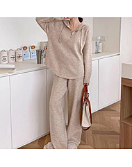 (귈림) (2종SET) 루즈핏 후드 티셔츠+와이드 팬츠(G5WSE013P)