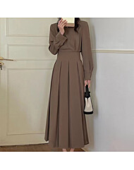 (예쎄) 허리 스모크밴딩 원피스(S5FOP053A)