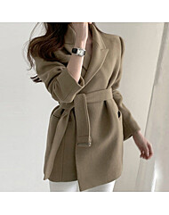 (예쎄) 벨트 랩 스타일 미디 코트 (S4WCT070A)