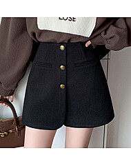 (예쎄) 소프트 모직 숏기장 치마바지(S4WPT004A)