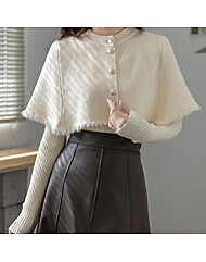 (예쎄) (2종SET)케이프+슬림 브이넥 니트티(S4WSE024A)