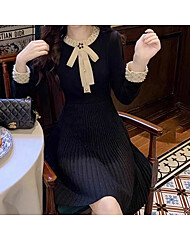 (예쎄) 리본 큐빅장식 플리츠 미니 원피스(S4WOP020A)