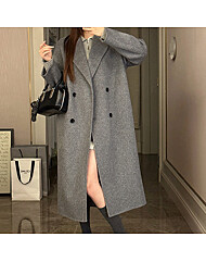 (예쎄) 모직 퀼팅안감 오버핏 롱코트(S4WCT025A)