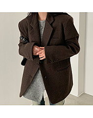 (예쎄) 테일러드 싱글버튼 하프코트 (S5WCT030A)