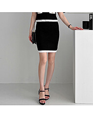 (모델리스트) 플래즈 허리밴딩 미니 스커트 (MESKN025)