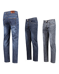 럭스골프 남성 패턴 포켓 스트레치 워싱 데님 청바지 AM25S501