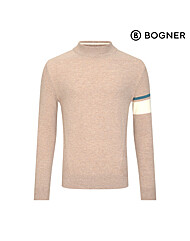 [보그너] 남성 하이넥 캐시미어 블렌드 니트 BEIGE