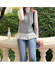 [엔소아] 콜린 니트 베스트