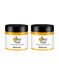 [1+1] 팜스테이 시트러스 유자 바이탈라이징 수분 크림 80g