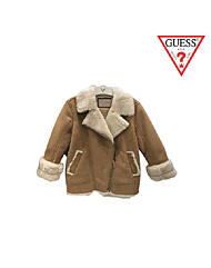 게스키즈 GUESS KIDS  베이지 에코레더 무스탕 G18KSJ080