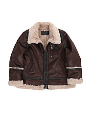 게스키즈 GUESS KIDS 브라운 무스탕 G28KSJ010