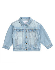 게스키즈 GUESS KIDS 물감나염 연청 데님자켓 G22KAJ041