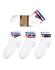 나이키 스포츠 양말 에센셜 단목 3PACK 화이트