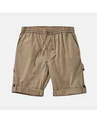 ITALY 카펜터 워크 밴딩 하프 팬츠 CSPT112