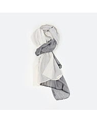 비스코스 컬러 배색 코튼 머플러 MU110