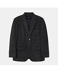 IKALOOK 울 모눈 체크 버튼 자켓 CJK119